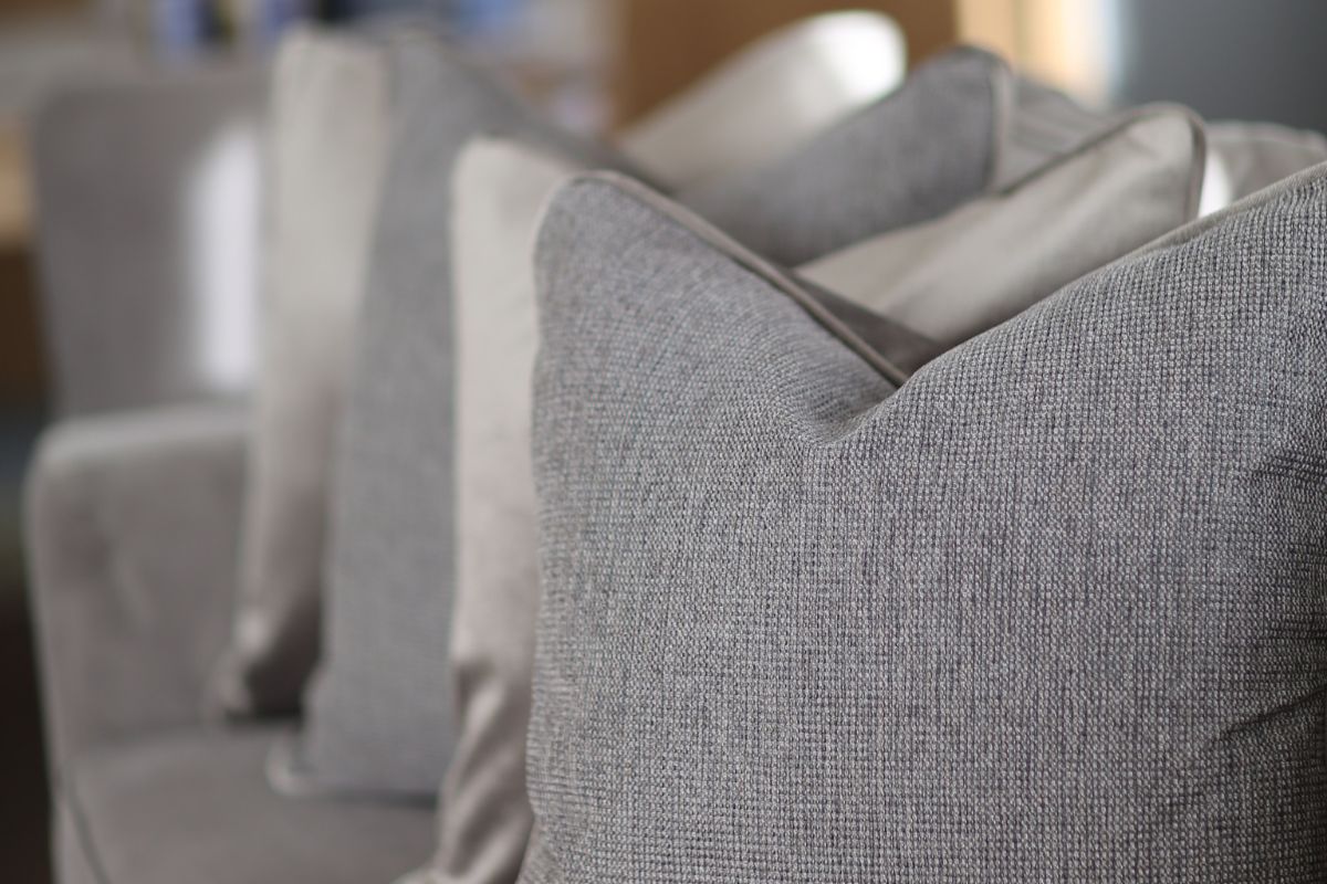 Decor pillow Plume Grey