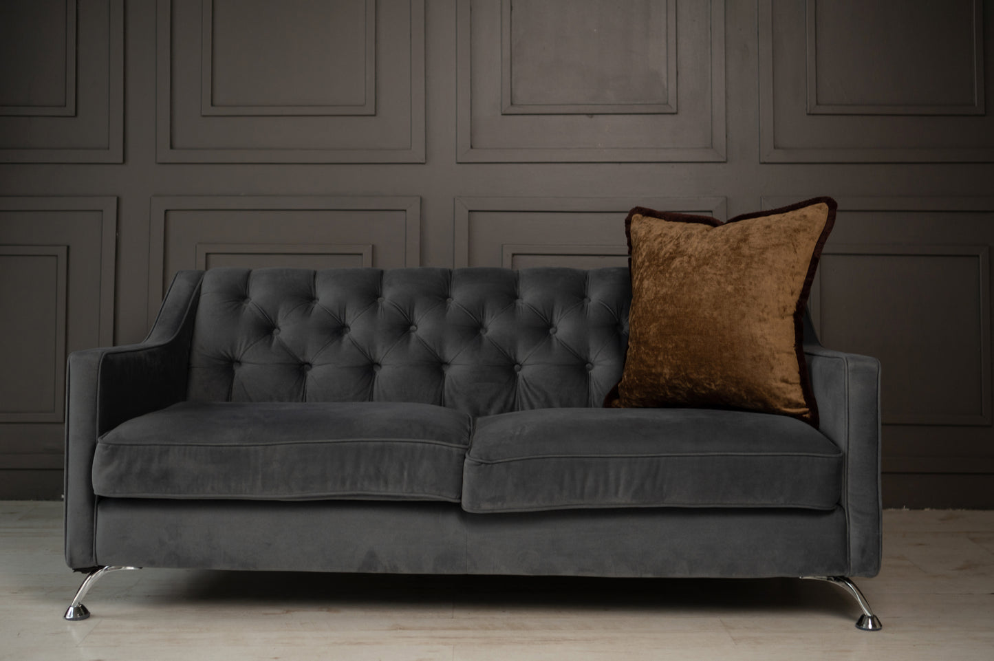 Decorative pillow Velvet Chestnut
